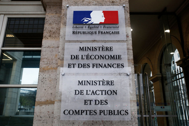 Paris, France - March 20, 2018. The seat of the Ministry of Finance building; Shutterstock ID 1057238573