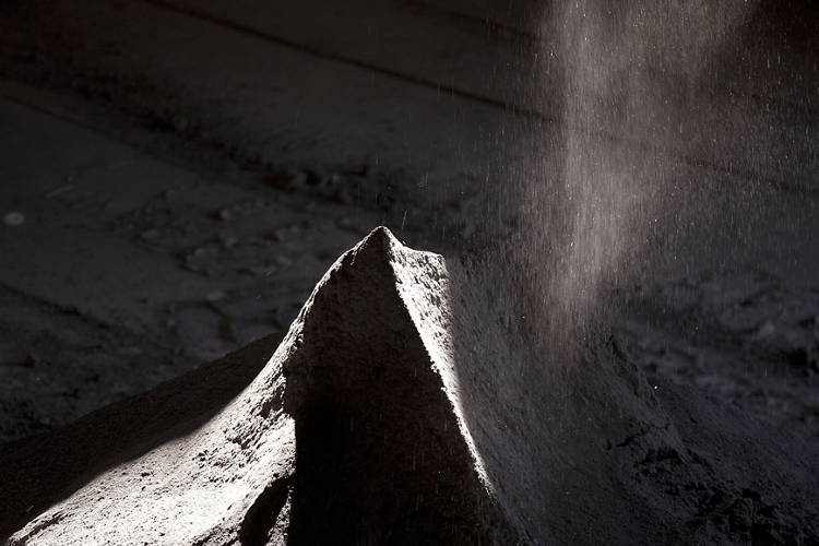 Silver sand extracted during the mining process is piled up at a silver mine in Mexico. Photographer: Susana Gonzalez/Bloomberg