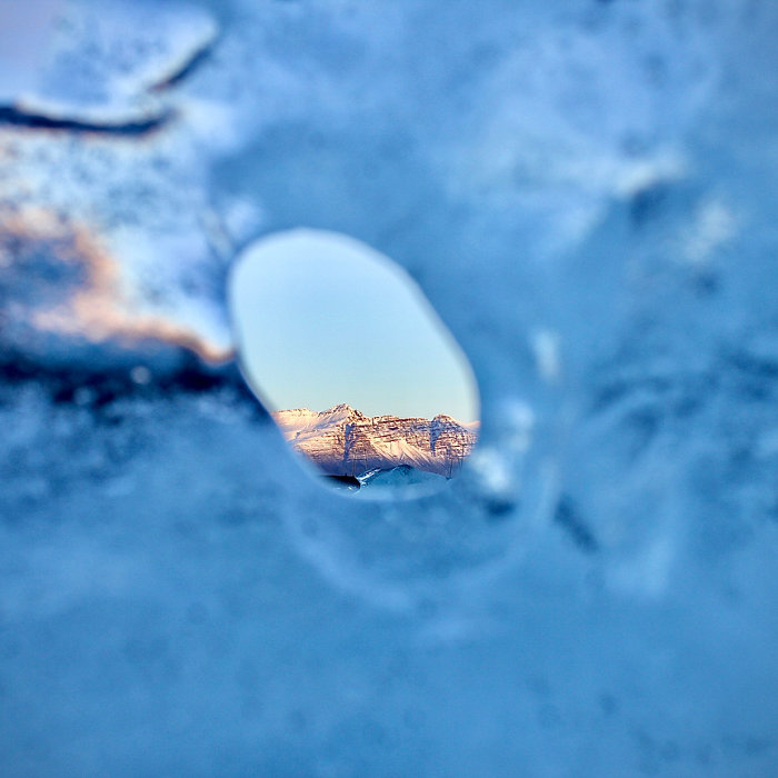 Glacier ice at diamond beach