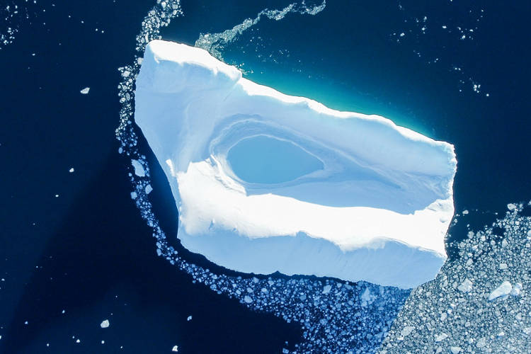 Antarctica mountains and ocean. South Pole. Antarctica seascape and landscape. Glaciers.